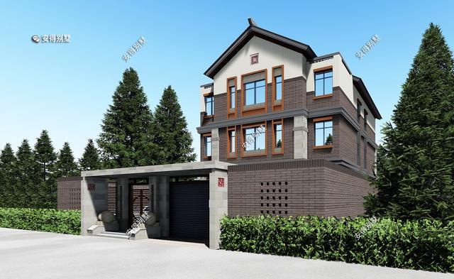 中式別墅設計圖，勝過四合院，樓中樓客廳7間臥室，親戚朋友都說好