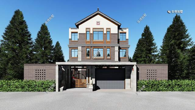 中式別墅設計圖，勝過四合院，樓中樓客廳7間臥室，親戚朋友都說好