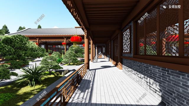 有規(guī)有矩、方正大氣的中式四合院設計圖推薦