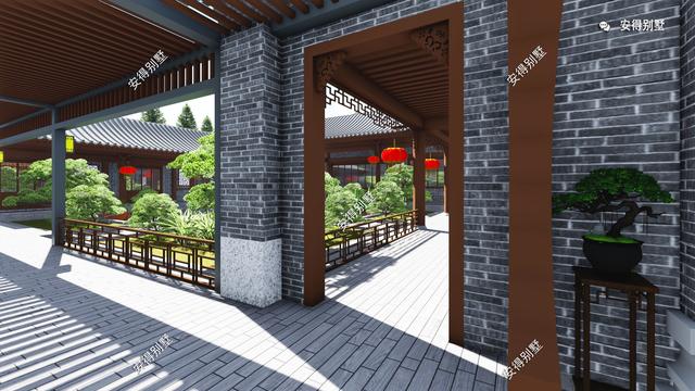 有規(guī)有矩、方正大氣的中式四合院設計圖推薦