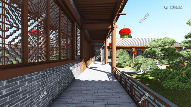 有規(guī)有矩、方正大氣的中式四合院設計圖推薦