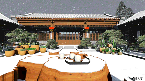 有規(guī)有矩、方正大氣的中式四合院設計圖推薦