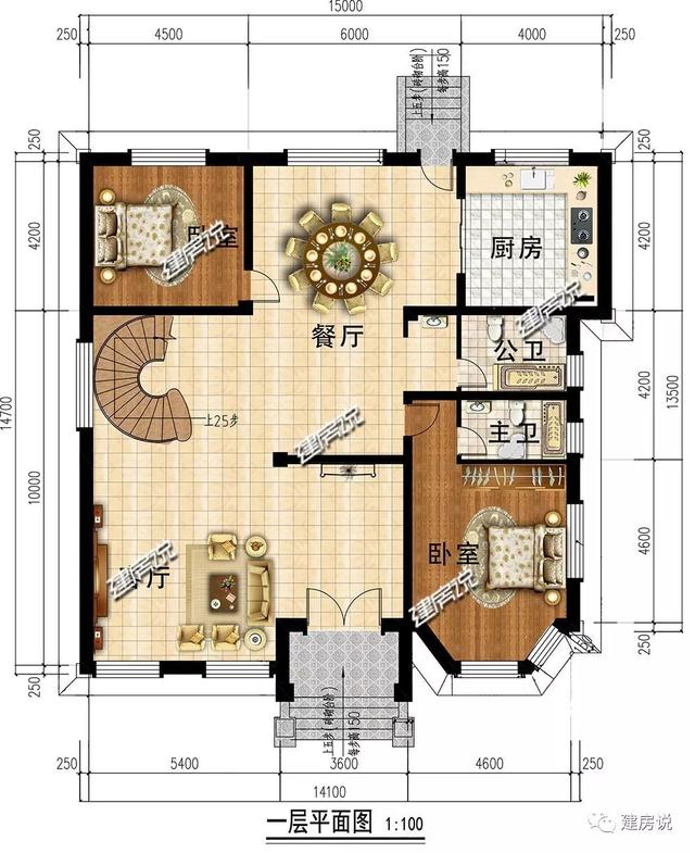 2層氣質(zhì)別墅設(shè)計(jì)圖，建一棟，你就是全村最亮眼的人