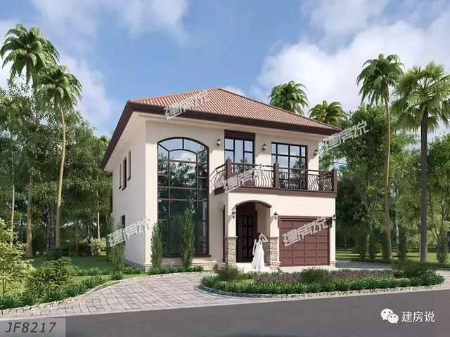 異國風(fēng)情的別墅設(shè)計圖，31萬建造，天天如度假，太享受了！