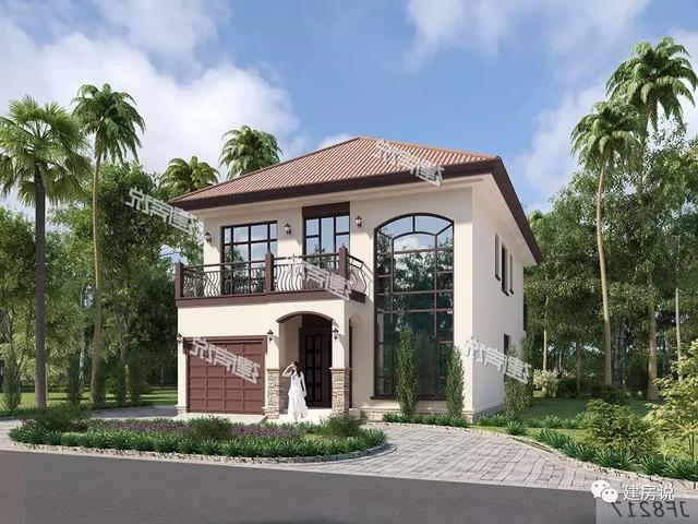 異國風(fēng)情的別墅設(shè)計圖，31萬建造，天天如度假，太享受了！