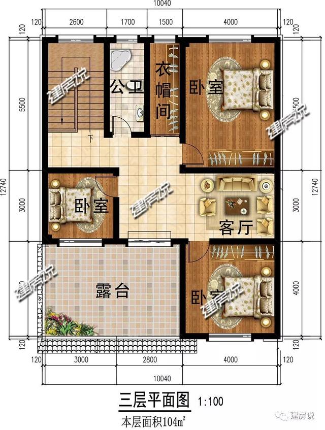 這套3層新中式設(shè)計(jì)圖，耐看又實(shí)用，不建一棟太可惜了