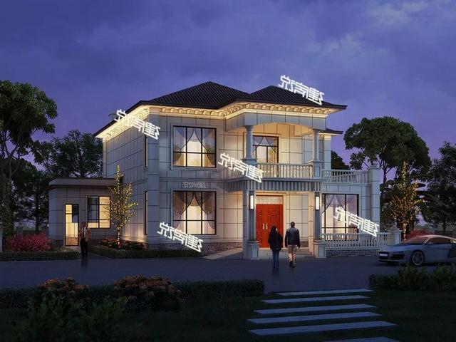 二層別墅設(shè)計圖，30萬建造，驚艷全村，分分鐘碾壓商品房