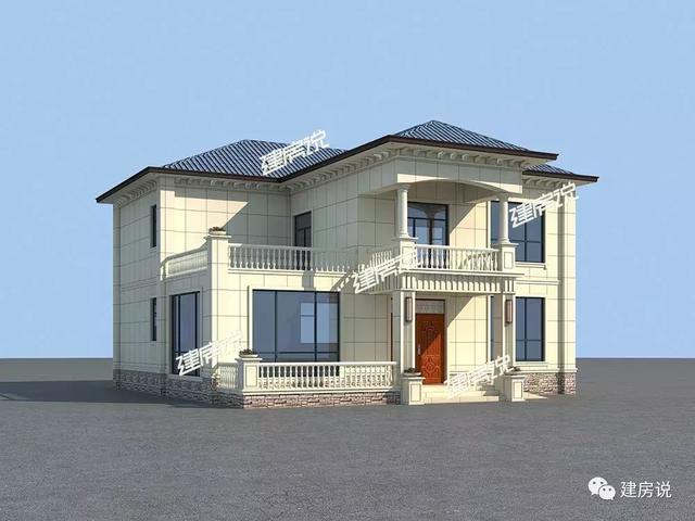 二層別墅設(shè)計圖，30萬建造，驚艷全村，分分鐘碾壓商品房