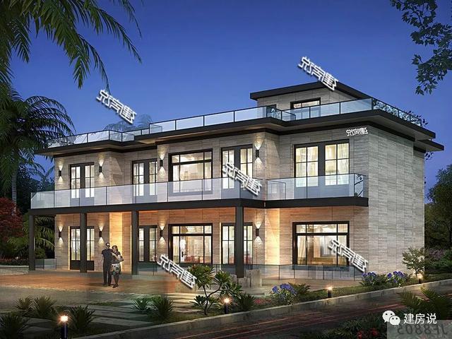 帶堂屋+大露臺的2層別墅設計圖，建棟人人羨慕又夸贊