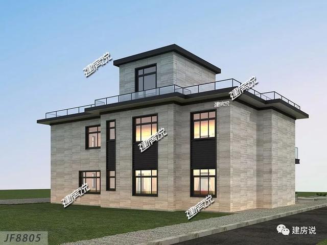 帶堂屋+大露臺的2層別墅設計圖，建棟人人羨慕又夸贊