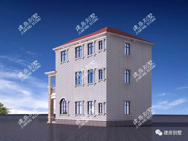 小面寬的鄉(xiāng)村自建房設(shè)計圖，第一棟平屋頂也很美，第二棟建起來30多萬