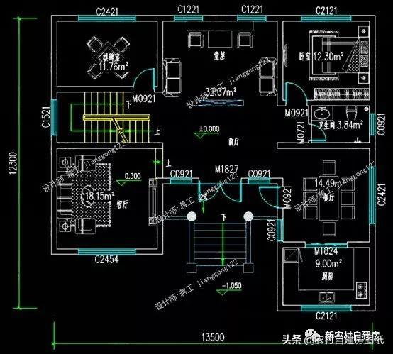 7款農(nóng)村二層別墅設計圖，每款都有大露臺，第4款讓人移不開眼睛