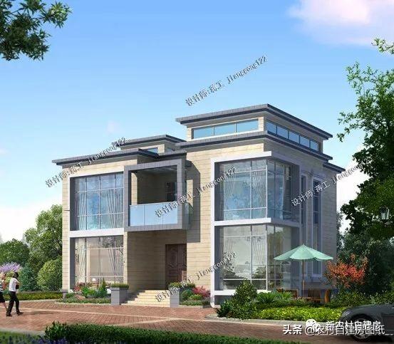 3款帶地下室農(nóng)村別墅設計圖，第1款人人建得起，第3一看就是有身份的人