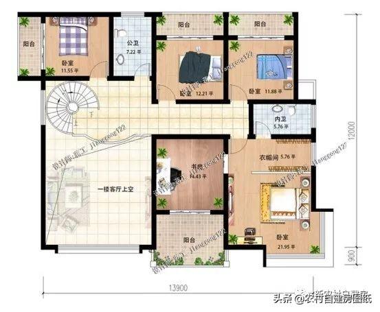 3款帶地下室農(nóng)村別墅設計圖，第1款人人建得起，第3一看就是有身份的人