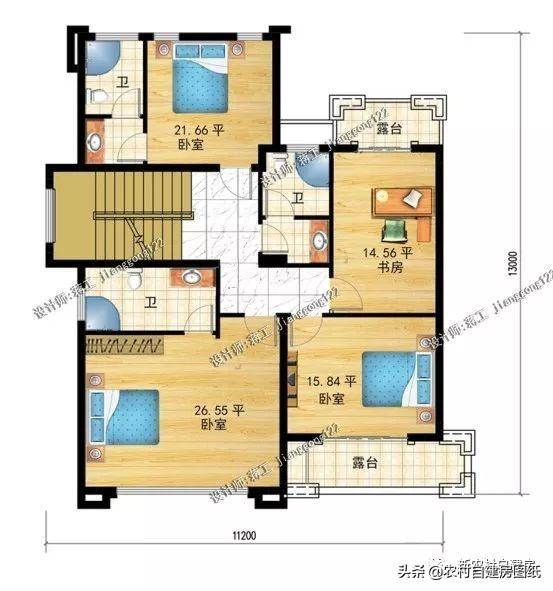 3款帶地下室農(nóng)村別墅設計圖，第1款人人建得起，第3一看就是有身份的人