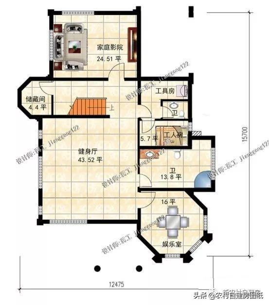 3款帶地下室農(nóng)村別墅設計圖，第1款人人建得起，第3一看就是有身份的人