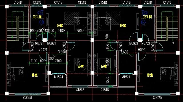 農(nóng)村兩兄弟雙拼設計圖：35萬單戶有4臥室，現(xiàn)代復古風格相結合！