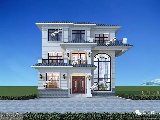 三層別墅設(shè)計(jì)圖，134㎡有顏有檔次，完勝大豪宅