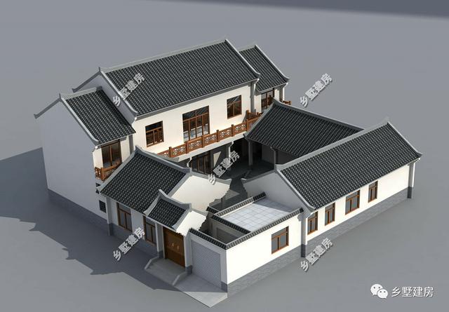 21X21米四合院別墅設(shè)計(jì)圖，舒適大氣，是最好的天人合一！