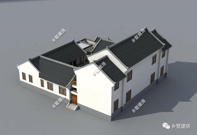 21X21米四合院別墅設(shè)計(jì)圖，舒適大氣，是最好的天人合一！