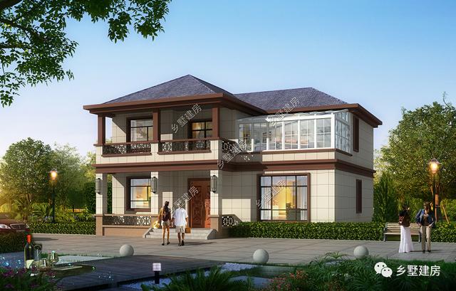 鄉(xiāng)村別墅設(shè)計圖，好看實用才是好用，帶有時尚陽光房，讓鄰居踏破門檻！