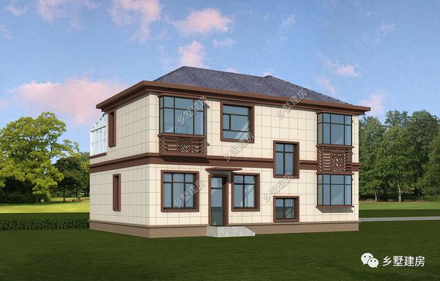 鄉(xiāng)村別墅設(shè)計圖，好看實用才是好用，帶有時尚陽光房，讓鄰居踏破門檻！