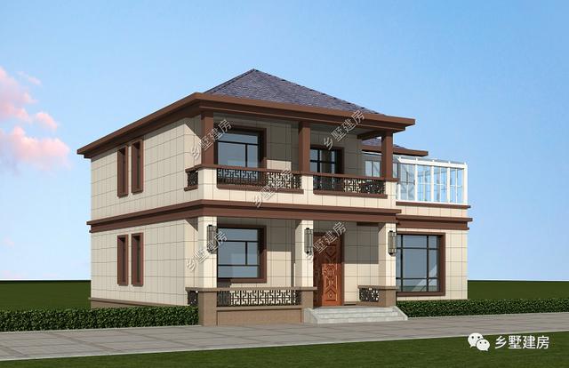 鄉(xiāng)村別墅設(shè)計圖，好看實用才是好用，帶有時尚陽光房，讓鄰居踏破門檻！