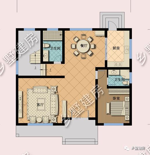 農(nóng)村朋友最喜歡的小二層別墅設(shè)計圖，不挑宅基地，施工簡單超級好！