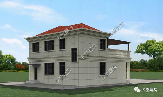 農(nóng)村朋友最喜歡的小二層別墅設(shè)計圖，不挑宅基地，施工簡單超級好！