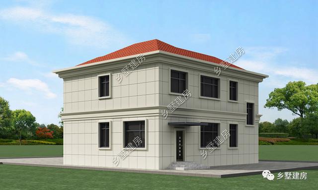 農(nóng)村朋友最喜歡的小二層別墅設(shè)計圖，不挑宅基地，施工簡單超級好！