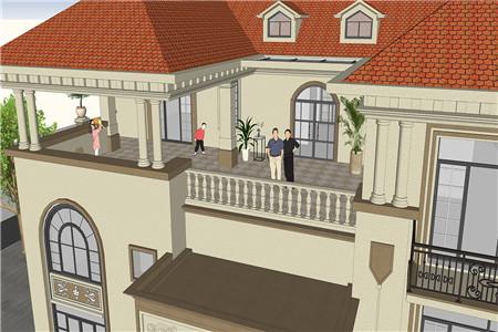 農(nóng)村三層歐式別墅設(shè)計(jì)圖，不僅看起來很氣派，住著也寬敞、舒服