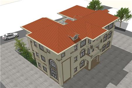 農(nóng)村三層歐式別墅設(shè)計(jì)圖，不僅看起來很氣派，住著也寬敞、舒服