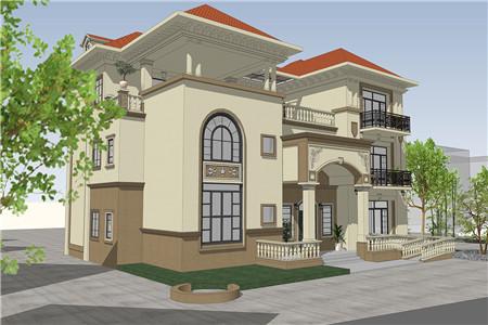 農(nóng)村三層歐式別墅設(shè)計(jì)圖，不僅看起來很氣派，住著也寬敞、舒服