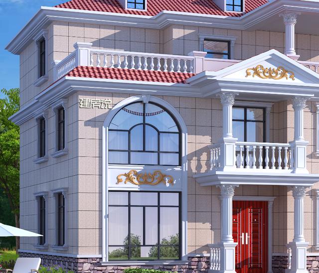 這款火爆了的三層農(nóng)村別墅設計圖，6000萬人觀看的戶型，經(jīng)濟適用，美觀大氣