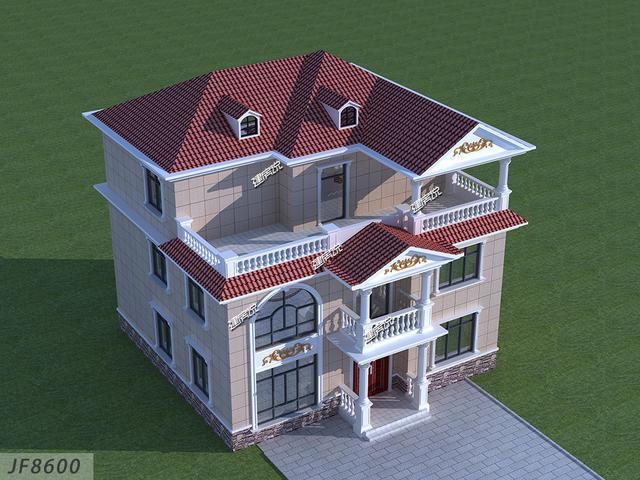 這款火爆了的三層農(nóng)村別墅設計圖，6000萬人觀看的戶型，經(jīng)濟適用，美觀大氣