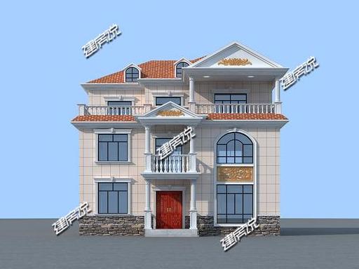 這棟三層歐式別墅設(shè)計(jì)圖深受農(nóng)村歡迎，蓋好了人人羨慕不已