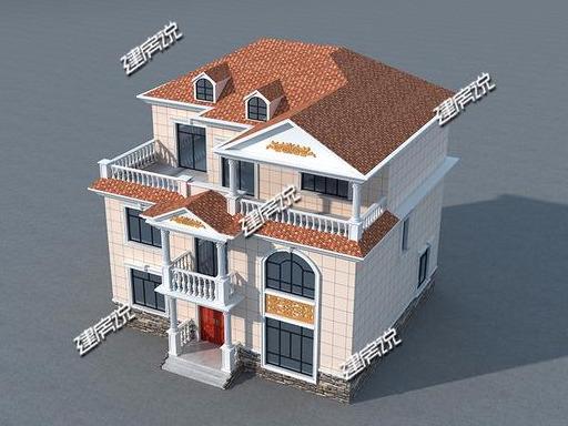 這棟三層歐式別墅設(shè)計(jì)圖深受農(nóng)村歡迎，蓋好了人人羨慕不已