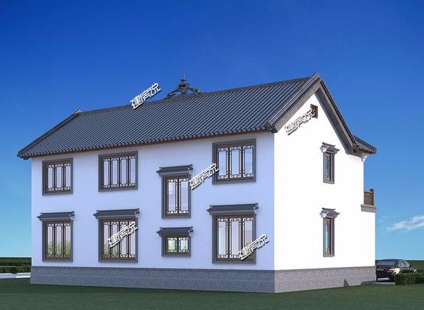 現(xiàn)在許多人建房，都偏愛中式風格，四合院別墅才是中國最美的房子，這樣設計，美呆了