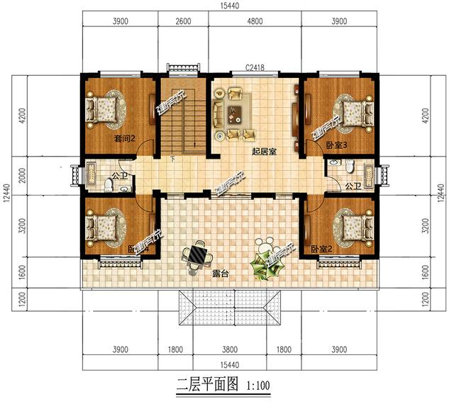 現(xiàn)在許多人建房，都偏愛中式風格，四合院別墅才是中國最美的房子，這樣設計，美呆了