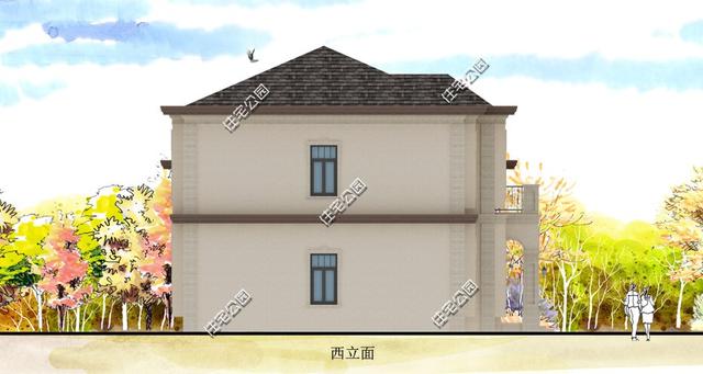 自建雙層歐式別墅，這款別墅設(shè)計(jì)圖設(shè)計(jì)真是絕了