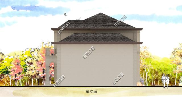 自建雙層歐式別墅，這款別墅設(shè)計(jì)圖設(shè)計(jì)真是絕了