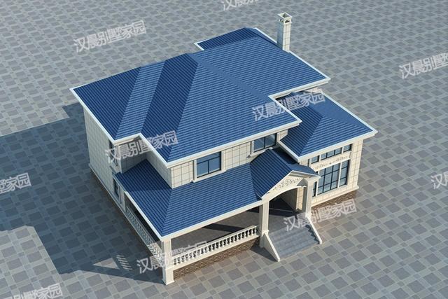 二層農(nóng)村自建房設(shè)計(jì)圖，低調(diào)外觀經(jīng)典內(nèi)涵，實(shí)用美觀