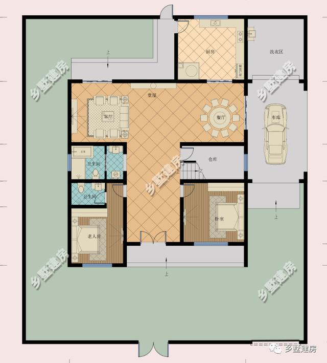 中國最受歡迎的中式別墅設計圖，這套中式別墅實在耐看，風韻猶存