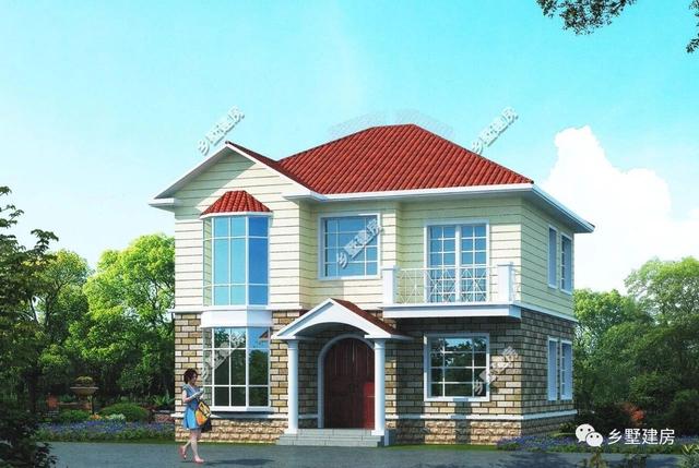 4款占地不足百平的農村二層小別墅設計圖，經濟又實惠