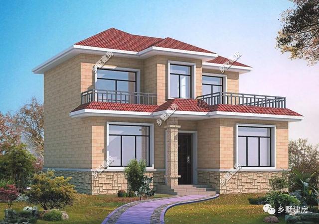 4款占地不足百平的農村二層小別墅設計圖，經濟又實惠