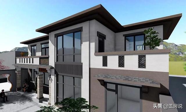 中式別墅設(shè)計圖就是優(yōu)秀，外觀上恬淡安舒，溫潤清雅，內(nèi)部結(jié)構(gòu)實用又簡潔