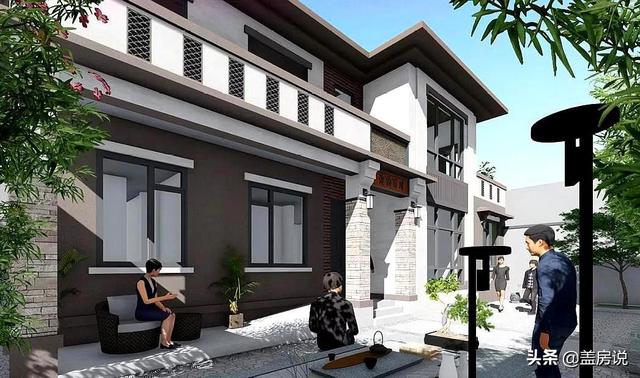 中式別墅設(shè)計圖就是優(yōu)秀，外觀上恬淡安舒，溫潤清雅，內(nèi)部結(jié)構(gòu)實用又簡潔