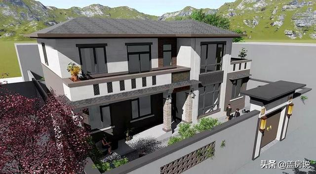 中式別墅設(shè)計圖就是優(yōu)秀，外觀上恬淡安舒，溫潤清雅，內(nèi)部結(jié)構(gòu)實用又簡潔