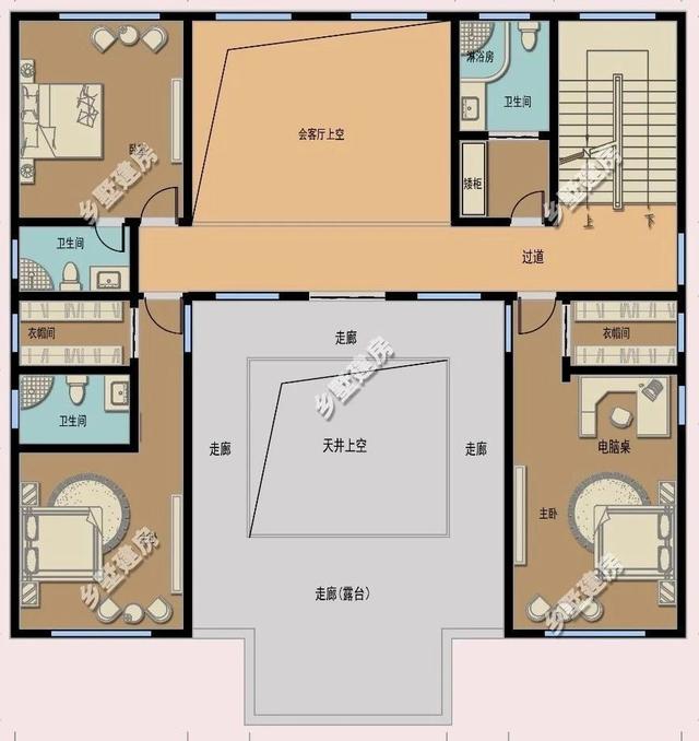 新中式四合院設(shè)計圖，卻有傳統(tǒng)的黛瓦白墻，真是讓人過目不忘的農(nóng)村別墅