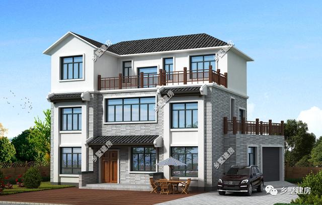 新款別墅設(shè)計(jì)圖，別墅建的好，生活沒煩惱！農(nóng)村自建房用實(shí)力為你證明！
